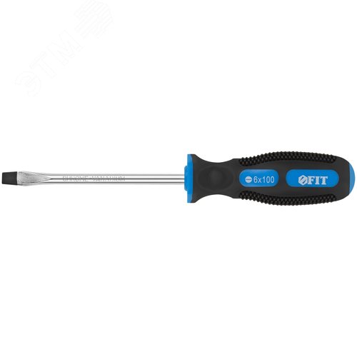 Изображение товара Отвертка ''Универсал'', CrV сталь, прорезиненная ручка, Профи 6х100 мм SL (шт)