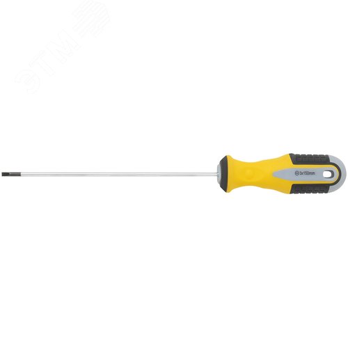 Изображение товара "Отвертка ""Старт"", CrV сталь, прорезиненная ручка 3х150 мм SL" (шт)
