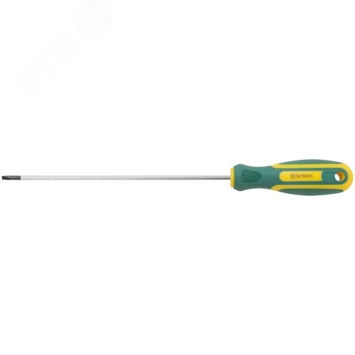 Изображение товара "Отвертка ""Контур"", CrV сталь, прорезиненная ручка 3х150 мм SL" (шт)
