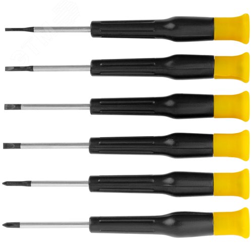 Изображение товара Отвертки для точных работ 120 мм, 6 шт, PH/SL (шт)