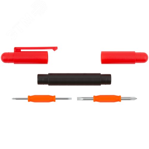 Изображение товара Отвертка для точных работ ''мини'' 4-в-1 переставная (шт)