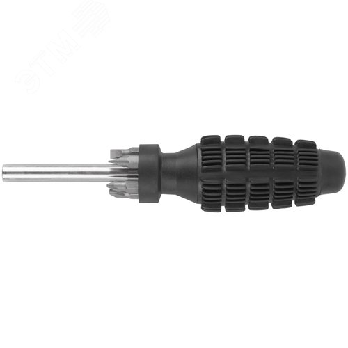 Изображение товара Отвертка 5 CrV бит, черная усиленная ручка с антискользящей накладкой (шт)