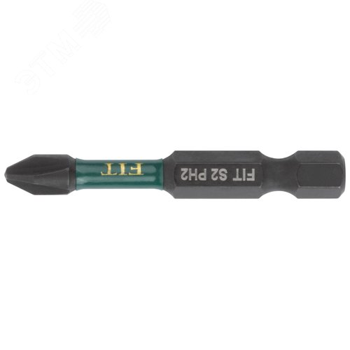 Изображение товара Биты кованые ударные, сталь S2, односторонние 50 мм PH2, Профи 10 шт., блистер (шт)