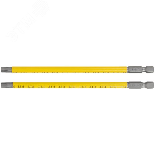 Биты кованые, сталь S2, односторонние  150 мм Т30, Профи 2 шт., блистер - фото 1