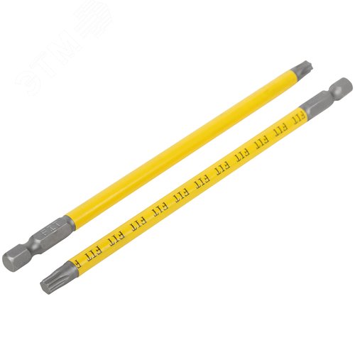 Биты кованые, сталь S2, односторонние  150 мм Т30, Профи 2 шт., блистер - фото 2