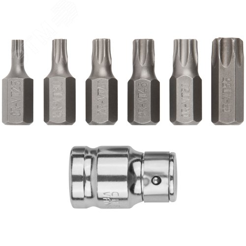 Изображение товара Набор бит ''TORX'' 7 шт CrV (шт)
