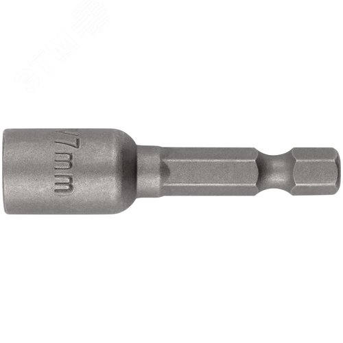 Изображение товара Насадка для шурупов и болтов с 6-грголовкой Профи d=7 мм, L=48 мм (шт)