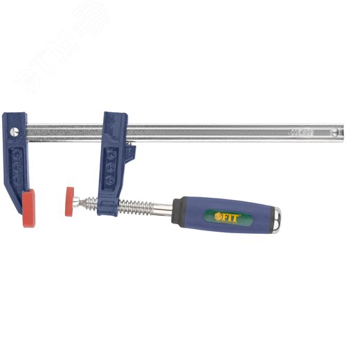 Изображение товара Струбцина тип ''F'' усиленная, мягкая ручка 50х200 мм (шт)