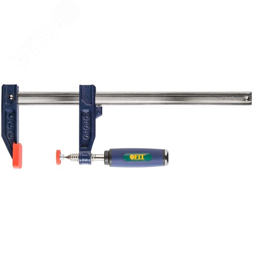 Изображение товара Струбцина тип ''F'' усиленная, мягкая ручка 80х300 мм (шт)