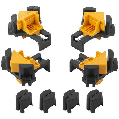 Изображение товара Струбцины угловые нейлоновые, набор 4 шт., 5-22 мм (шт)