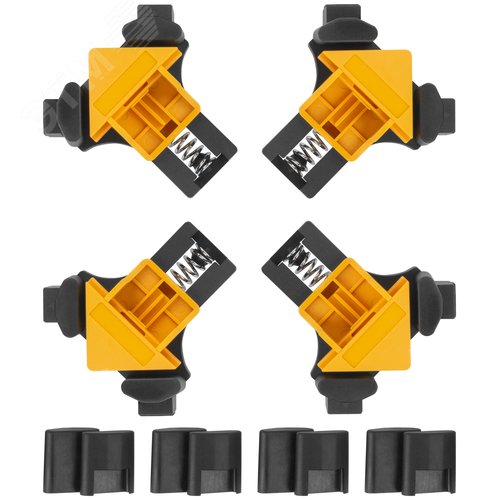 Струбцины угловые нейлоновые, набор 4 шт., 5-22 мм - фото 2