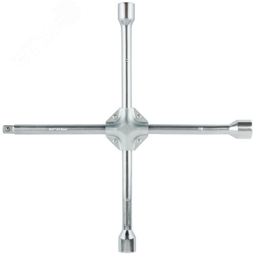 Изображение товара Ключ балонный крест усиленный 17х19х21 мм + 1/2'', длина 400 мм (шт)