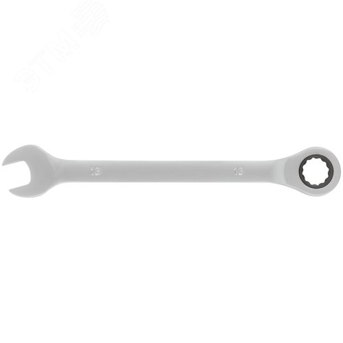 Изображение товара Ключ комбинированный трещоточный, CrV реверсивный механизм 13 мм (шт)