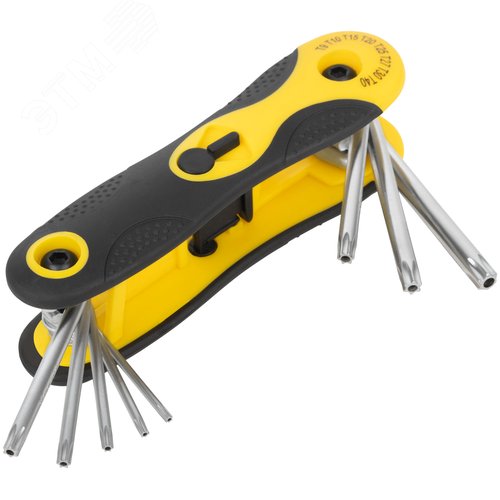 Ключи TORX CrV 8 шт. (T9-T40) складные - фото 2