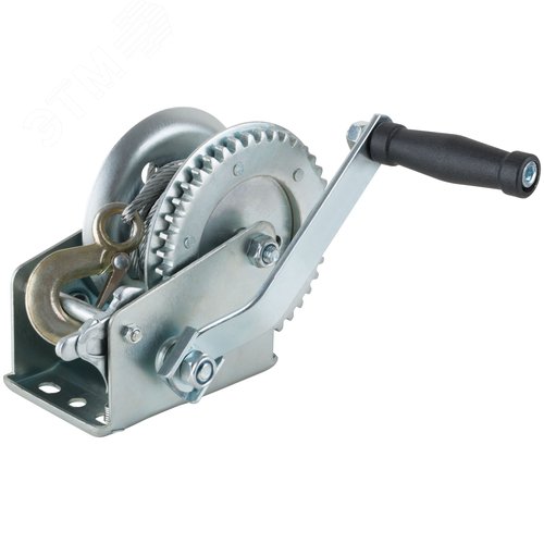 Изображение товара Лебедка шестеренчатая сталь ной трос 8 м х 4.5 мм 700 кг (шт)