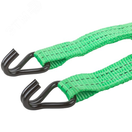 Ремень для крепления груза, храповый механизм 135 мм, полиэфирная лента 38 мм x 12 м, 1500 / 3000 кг - фото 4