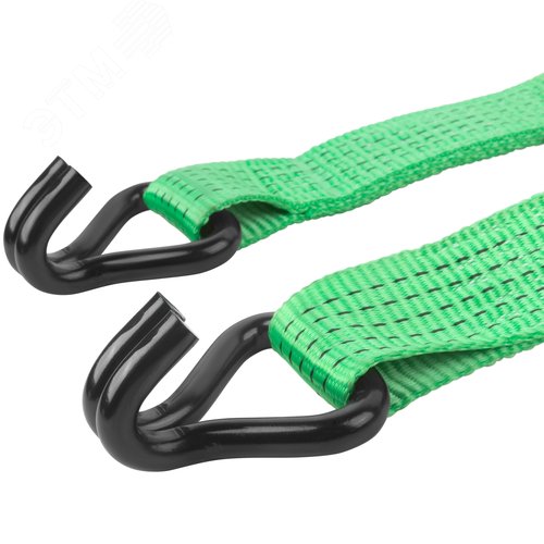 Ремень для крепления груза, храповый механизм 230 мм, полиэфирная лента 50 мм x 12 м, 5000 / 10000 кг - фото 4