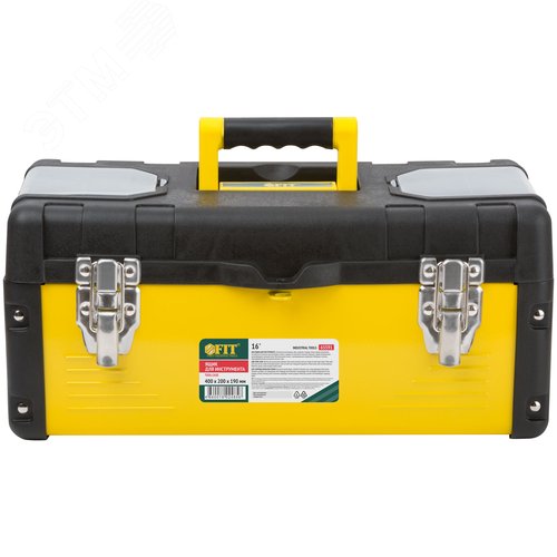 Изображение товара Ящик для инструмента пластиковый 16'' (40x20x19 см) металл.замки, стенки стальные (шт)