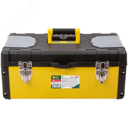 Изображение товара Ящик для инструмента пластиковый 18'' (45x24x20 см) металл.замки, стенки стальные (шт)