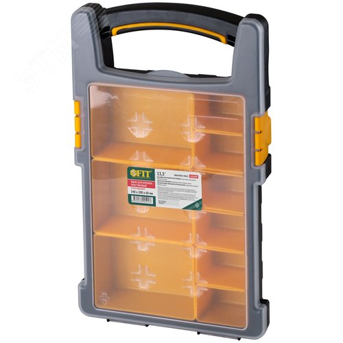 Изображение товара Ящик для крепежа (органайзер) 14'' (34x20x6 см) (съемные ячейки) (шт)