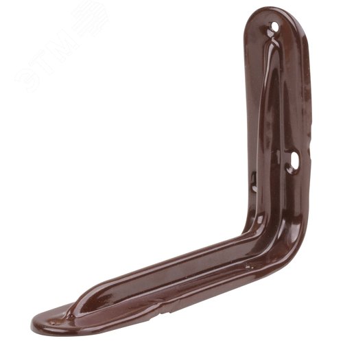 Изображение товара Уголок-кронштейн усиленный коричневый 100x150 мм (0,8 мм) (шт)