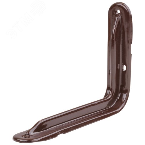 Изображение товара Уголок-кронштейн усиленный коричневый 140x200 мм (1,0 мм) (шт)