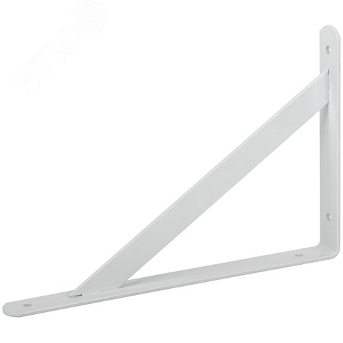 Изображение товара Уголок-кронштейн усиленный белый 300х200 мм (шт)