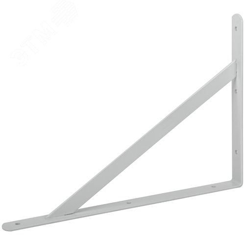 Изображение товара Уголок-кронштейн усиленный белый 400х280 мм (шт)