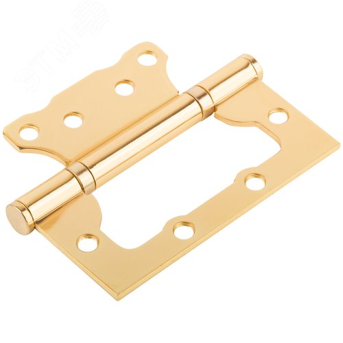 Петля дверная универсальная (без врезки) "Станда  рт" 100х75х2.5 мм латунь (2ВВ - ВР) - фото 2