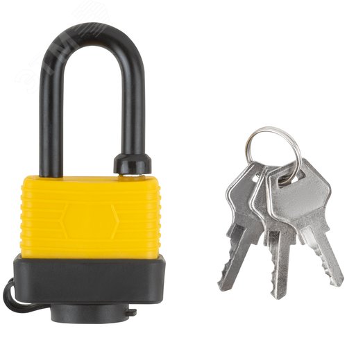 Изображение товара Замок навесной всепогодный 40 мм, длинная дужка (шт)