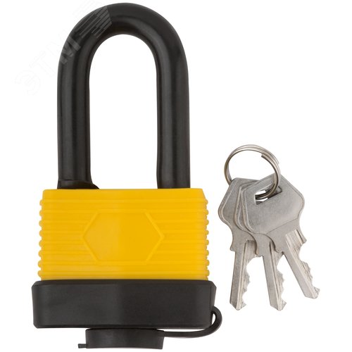 Изображение товара Замок навесной всепогодный 50 мм, длинная дужка (шт)