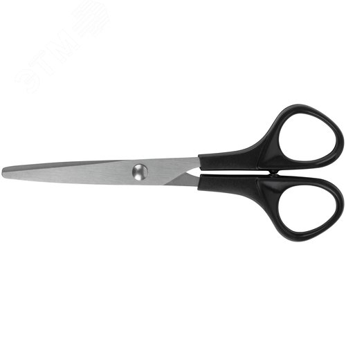 Изображение товара Ножницы бытовые нержавеющие, пластиковые ручки, толщина лезвия 1.5 мм, 160 мм (шт)