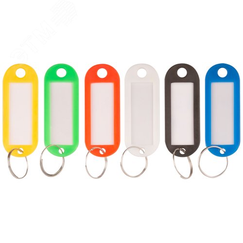 Изображение товара Бирки для ключей, набор 6шт. (упак)