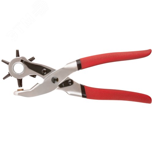 Изображение товара Дырокол-пробойник с револьверной головкой (отверстия 2-2.5-3-3.5-4-4.5 мм) (шт)