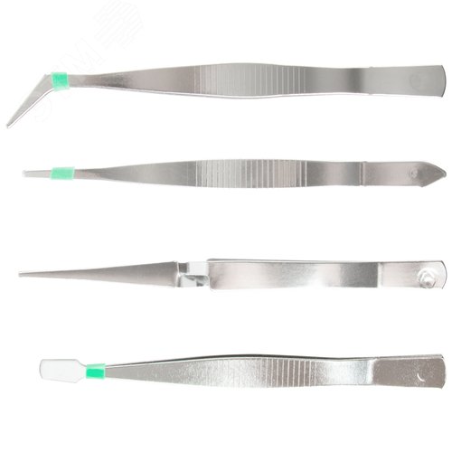Изображение товара Пинцеты набор 4 штнержавеющие (шт)