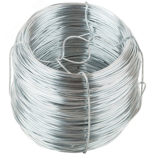 Изображение товара Проволока вязальная оцинкованная 0,9 мм x 100 м (шт)
