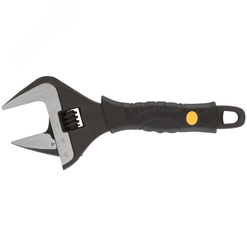 Изображение товара Ключ разводной ''Контур'', узкие губки, шкала, экстра увеличенный захват, ПВХ накладка на ручку 150 мм (34 мм) (шт)