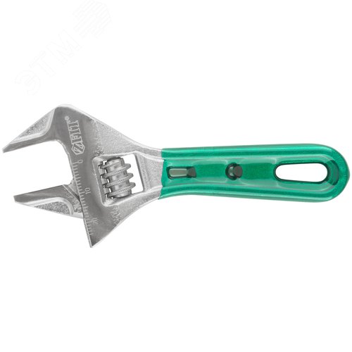 Изображение товара Ключ разводной ''Смарт'', CrV, укороченный, узкие губки, шкала, экстра увелич.захват 115 мм ( 24 мм ) (шт)