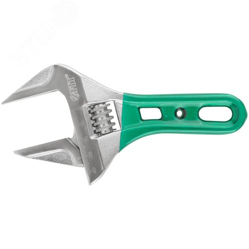 Изображение товара Ключ разводной ''Смарт'', CrV, укороченный, узкие губки, шкала, экстра увелич.захват 155 мм ( 43 мм ) (шт)