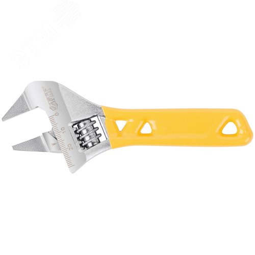 "Ключ разводной ""Ультра"", CrV, укороченный, обточен. узкие губки, шкала, экстра увелич.захват 140 мм ( 30 мм )" - фото 1