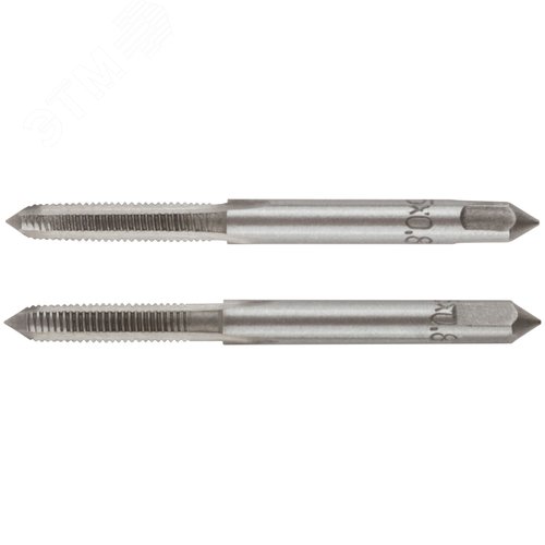 Изображение товара Метчики метрические, легированная сталь, набор 2 шт М5х0.8 мм (упак)