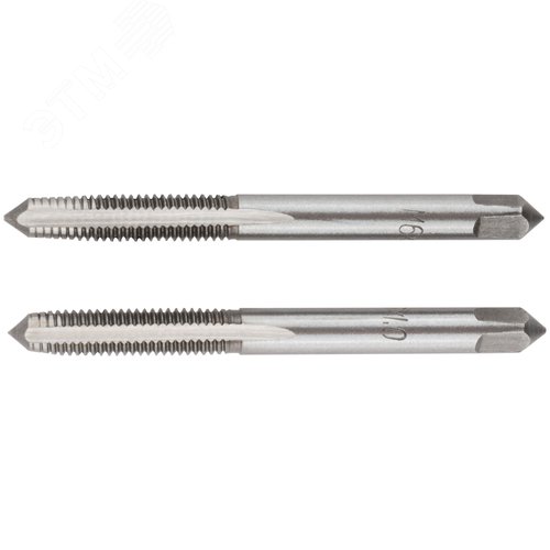 Изображение товара Метчики метрические, легированная сталь, набор 2 шт М6х1.0 мм (упак)