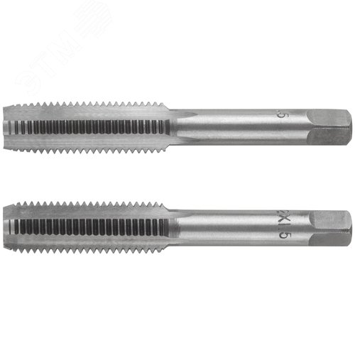 Метчики метрические, легированная сталь, набор 2 шт. М12х1,5 мм - фото 1