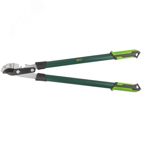 Изображение товара Сучкорез, тефлон. покрытие, наковальня, шестеренч. передача, стальные ручки с прорезинен. рукоятками (шт)