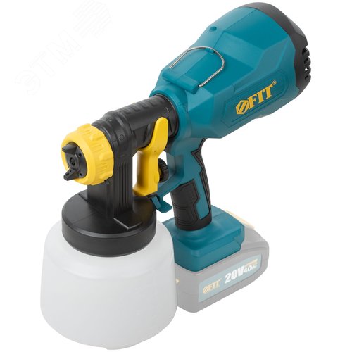 Изображение товара Распылитель Акк. 20 В, 1,8 / 2,5 мм, 1000 мл, 70 DIN/сек, 700 мл/мин, HVLP, коробка (шт)