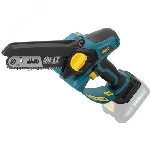 Изображение товара "Пила цепная, Бесщеточная 20В, 7,5 м/сек, 150 (6""), 145 мм, 36, 40 мл, рез. накл., коробка" (шт)