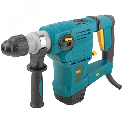 Изображение товара Перфоратор демонтажный 1500 Вт, 0-950 об/мин, 0-4300 уд/мин, 5 Дж, 3 реж., SDS-plus, БС щеток, 5,2 кг, кейс (шт)