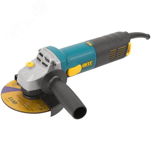 Изображение товара Шлифмашина угловая 900 Вт, 11000 об/мин, КлК 125 мм, армир. ротор, мал., рез. накл., коробка (шт)