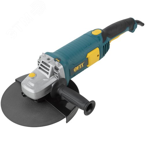 Изображение товара Шлифмашина угловая 2200 Вт,6200 об/мин,КлК 230 мм,4,6 кг,б/с щеток,рез.накл.,плав.пуск,повор.,коробка (шт)