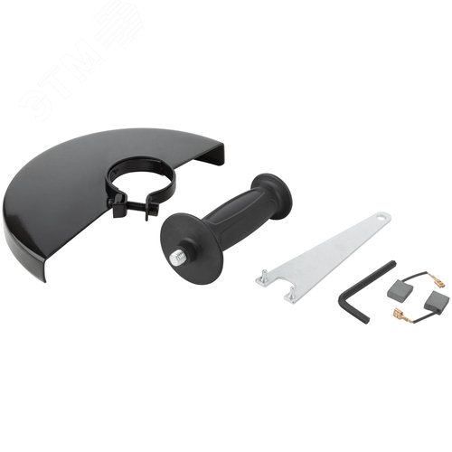 Шлифмашина угловая 2200 Вт,6200 об/мин,КлК 230 мм,4,6 кг,б/с щеток,рез.накл.,плав.пуск,повор.,коробка - фото 4